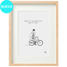 Cargar imagen en el visor de la galería, Lámina ’En bici’