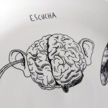 Cargar imagen en el visor de la galería, Plato De Porcelana ’Escucha’